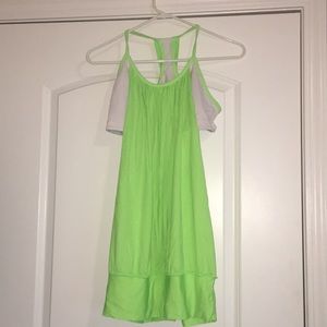 Lululemon No Limits tank neon yellow 12